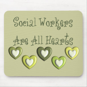 Mousepad Os assistentes sociais são todos os presentes dos