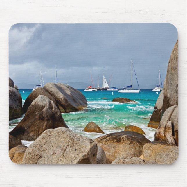 Mousepad Os Banhos, Virgin Gorda, Ilhas Virgens Britânicas (Frente)