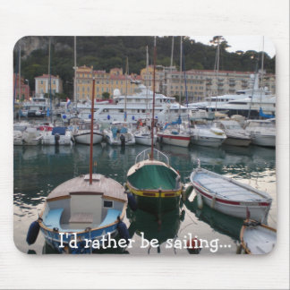Mousepad Os barcos agradáveis, eu preferencialmente estaria