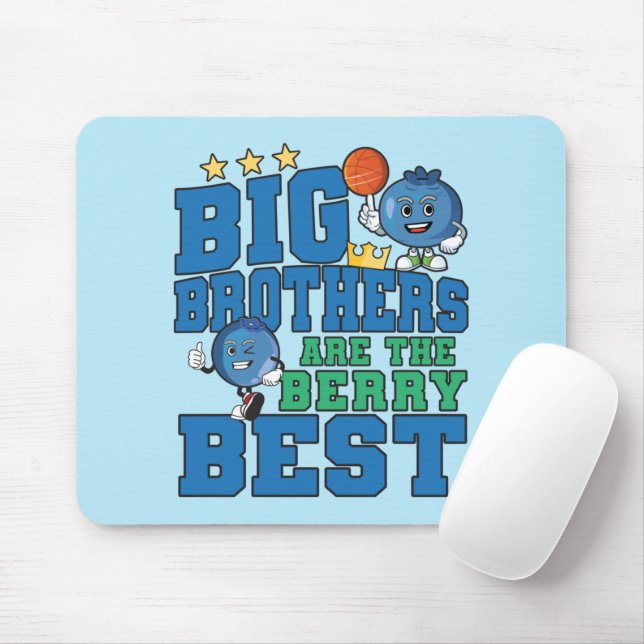 Mousepad Os Big Brothers são os melhores Berry - Blueberry  (Com mouse)