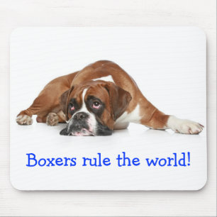 Mousepad Os Boxers Governam O Bloco De Mão Do Mundo