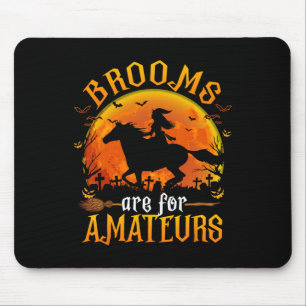 Mousepad Os Cavalos De Bruxas Engraçadas De Halloween São P