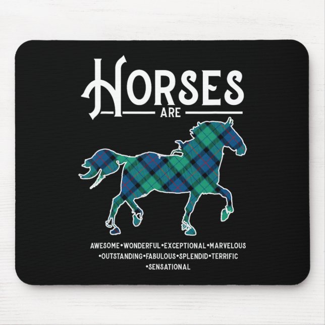 Mousepad Os Cavalos São Espantosos - Cavalo De Raiva (Frente)