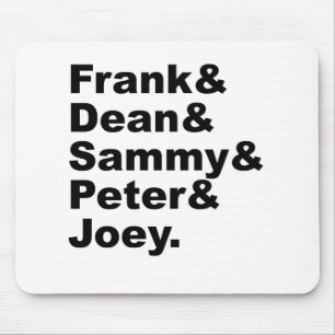 Mousepad Os Cinco Ratos Frank Dean Sammy Joey & Peter