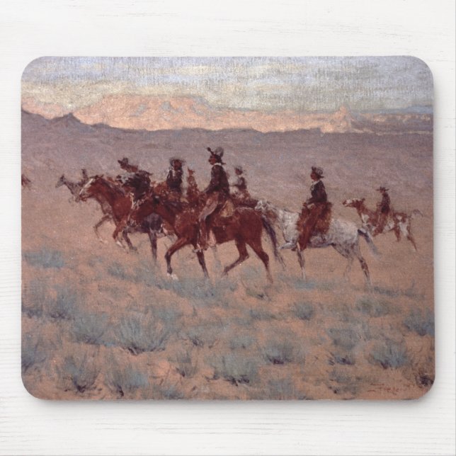 Mousepad Os Cowpunchers (w/c no papel) (Frente)
