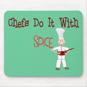 Mousepad Os cozinheiros chefe fazem-no com especiaria