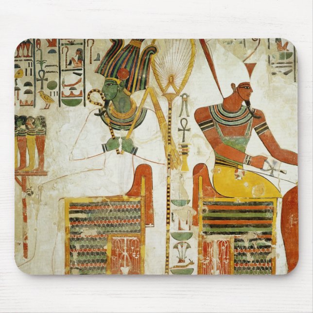 Mousepad Os deuses Osiris e Atum, do túmulo de (Frente)