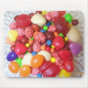 Mousepad Os doces cobriram o tapete do rato