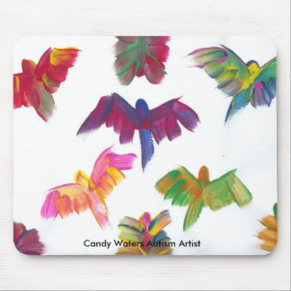Mousepad Os doces molham o artista do autismo