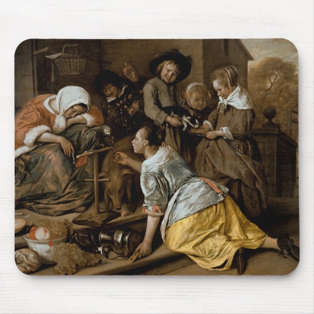 Mousepad Os efeitos do Intemperance, c.1663-65 (Frente)
