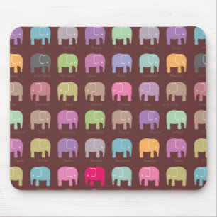 Mousepad Os elefantes são seu tapete do rato dos melhores