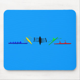 Mousepad Os esportes das mulheres do enfileiramento do
