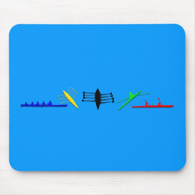 Mousepad Os esportes das mulheres do enfileiramento do (Frente)