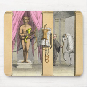 Mousepad Os estábulos do cavalo de Caligula, Incitata,