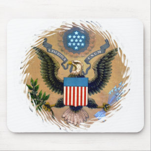 Mousepad Os Estados Unidos da América patrióticos de E