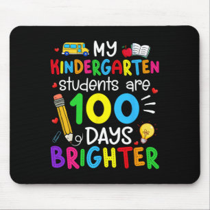 Mousepad Os Estudantes Do Jardim Infantil Têm 100 Dias Mais