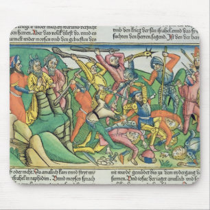 Mousepad Os êxodos 17 8-15 Aaron e Hur apoiam as mãos de