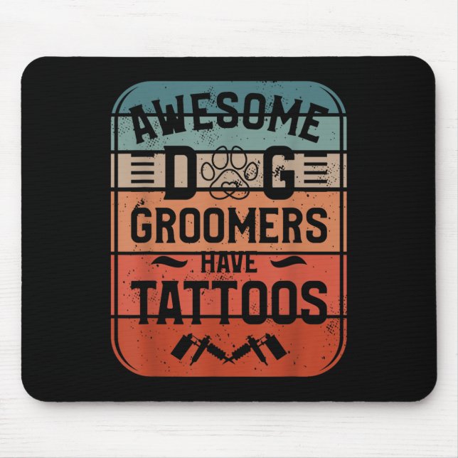 Mousepad Os Fantásticos Cachorros Têm Tattoos Tattoos Lover (Frente)