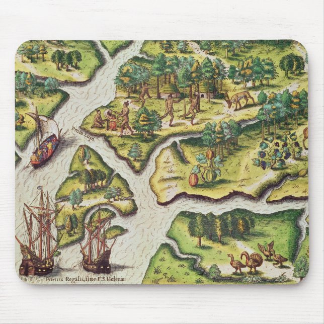 Mousepad Os franceses chegam no porto real (Frente)