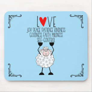 Mousepad “Os Frutos do Espírito” Ovelha