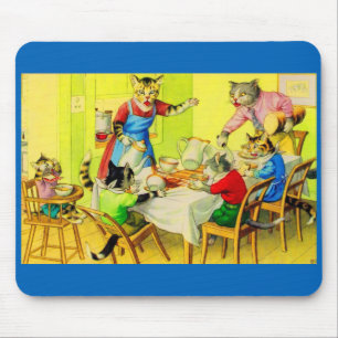 Mousepad Os gatos Alfred Mainzer Jantam desastre