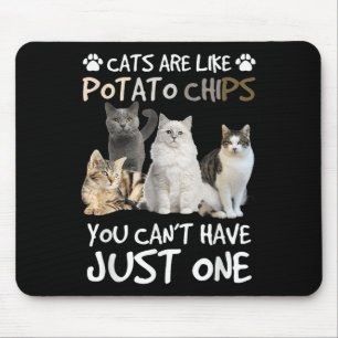 Mousepad Os Gatos São Como Batatas De Tato Que Você Não Pod