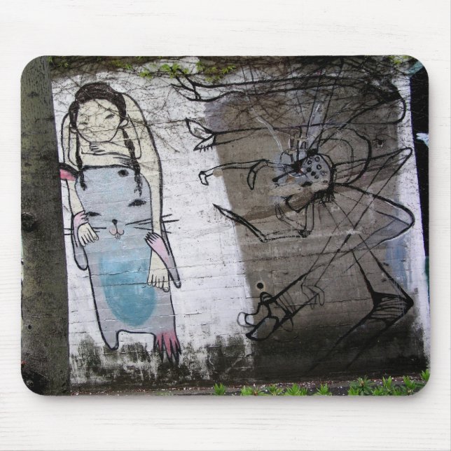 Mousepad Os grafites japoneses de Helaine (Frente)