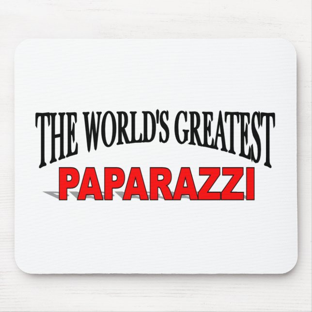 Mousepad Os grandes paparazzi do mundo (Frente)