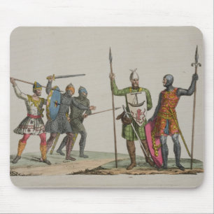 Mousepad Os guerreiros anglo-saxões, chapeiam 14 'da