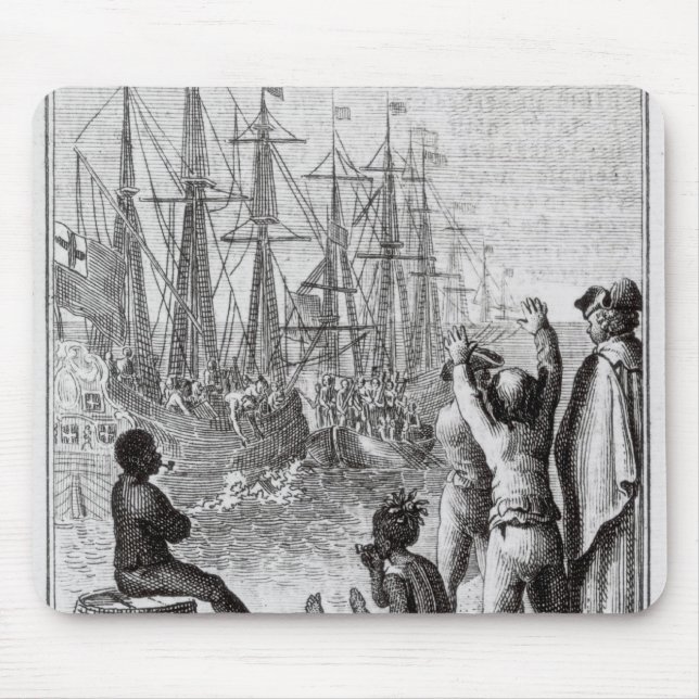 Mousepad Os habitantes do lance de Boston (Frente)