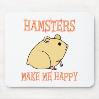Mousepad Os hamster fazem-me feliz