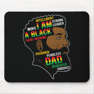 Mousepad Os Homens do Dia de os pais Negro do Dia da Indepe