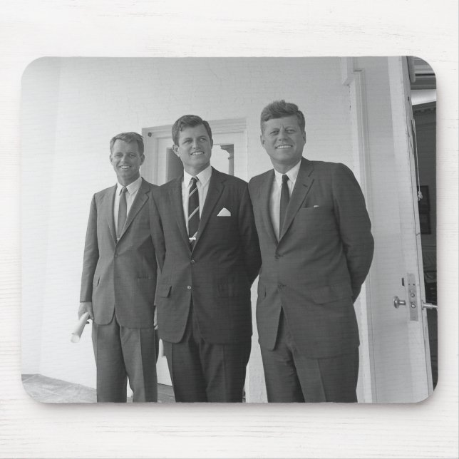 Mousepad Os irmãos de Kennedy -- John, Robert, e Ted (Frente)