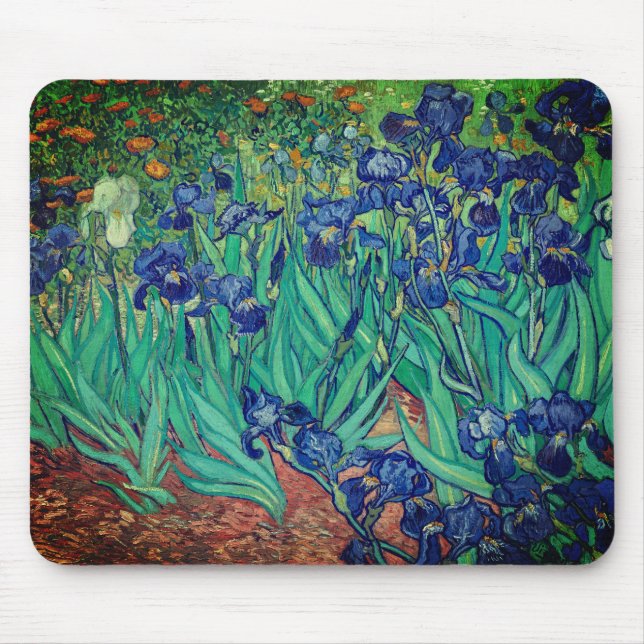 Mousepad Os irrises de Vincent van Gogh: (Frente)