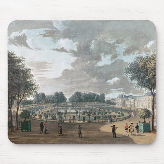 Mousepad Os jardins de Luxembourg (Frente)