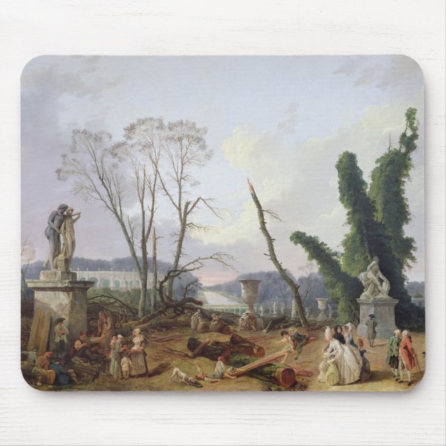 Mousepad Os jardins de Versalhes (Frente)