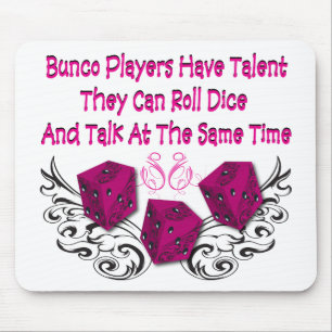 Mousepad os jogadores do bunco têm o talento #2