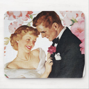 Mousepad Os jovens acoplam-se no vestuário formal