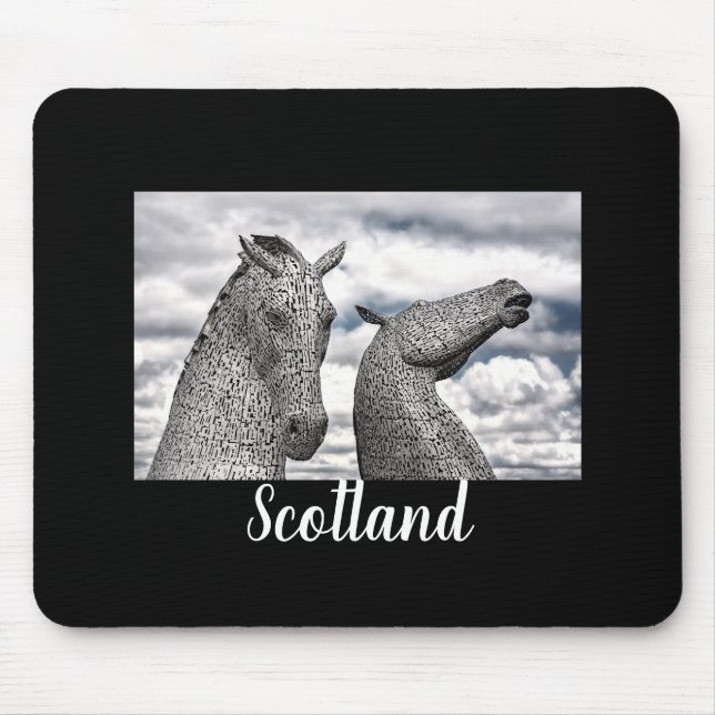 Mousepad Os kelpies no Falkirk Scenic Scotland (Frente)