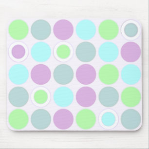 Mousepad Os KRW refrigeram pontos do verde azul e do roxo