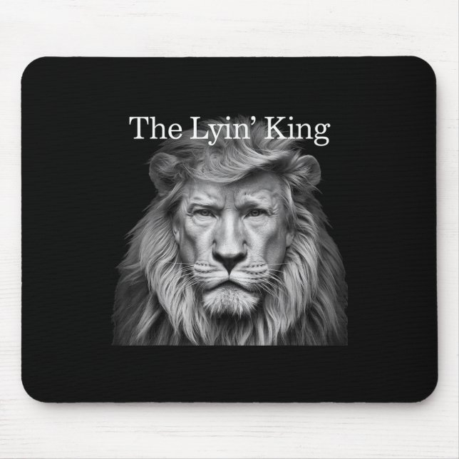 Mousepad Os Leões do Lyin King Funny Anti-Trump 2025 (Frente)