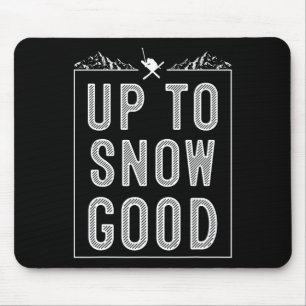 Mousepad Os melhores esquiadores de esqui de moto de neve c