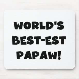 Mousepad Os melhores presentes do mundo em texto negro