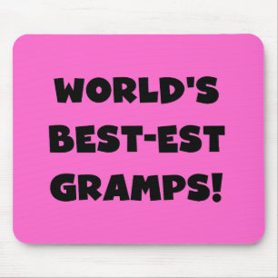 Mousepad Os melhores presentes do mundo em texto negro