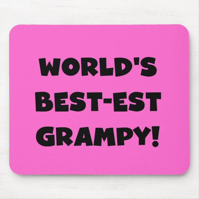 Mousepad Os melhores presentes gananciosos do mundo do text (Frente)