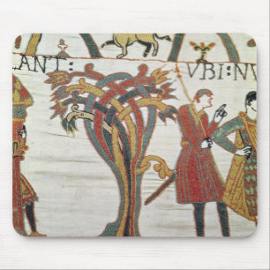 Mousepad Os mensageiros do duque William vieram encontrar a
