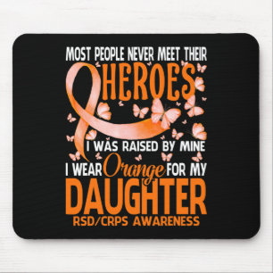 Mousepad Os Meus Heróis Visto Laranja Para A Minha Filha, R