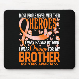 Mousepad Os Meus Heróis Visto Laranja Para O Meu Irmão Rsd