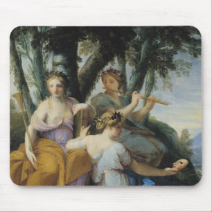 Mousepad Os musas, Clio, Euterpe e Thalia, c.1652-55
