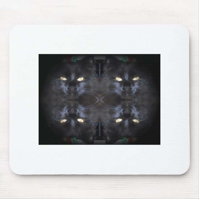 Mousepad os olhos têm-no o tapete do rato branco (Frente)